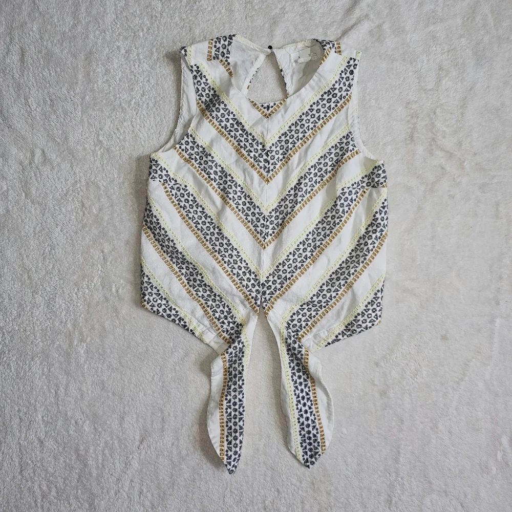 Anthropologie 2-Piece Shirt And Skirt Set Size 4